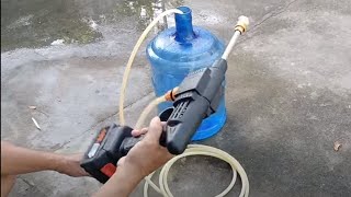 Fix Portable Cordless High Pressure Car Washer Pump Common Problem Solved
