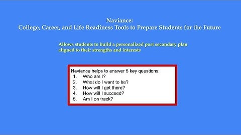 Naviance Log on Video