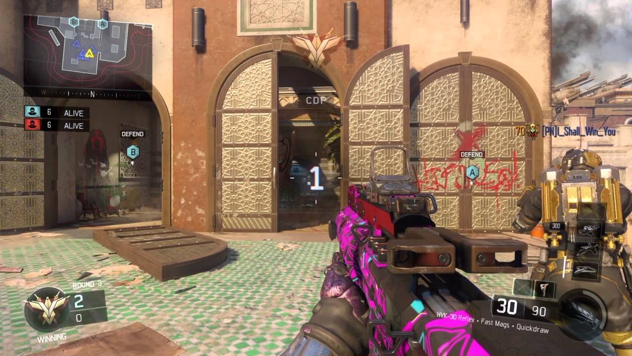 Black ops 3 PN vs GC: clan battle. Search and destroy