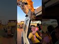 Giraffe Steals Ice Cream From Little Boy