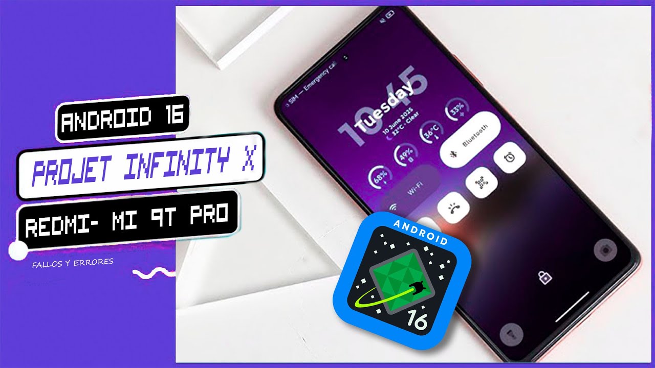 Android 16 - Project InfinityX v3.2 for Redmi K20 Pro / MI 9T Pro