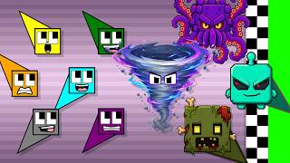 Squares vs ALL BOSS – Survival Challenge💥🟥 screenshot 5