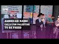 Rabbi Yisroel Dovid Weiss calls for Palestine to be freed at New York City vigil