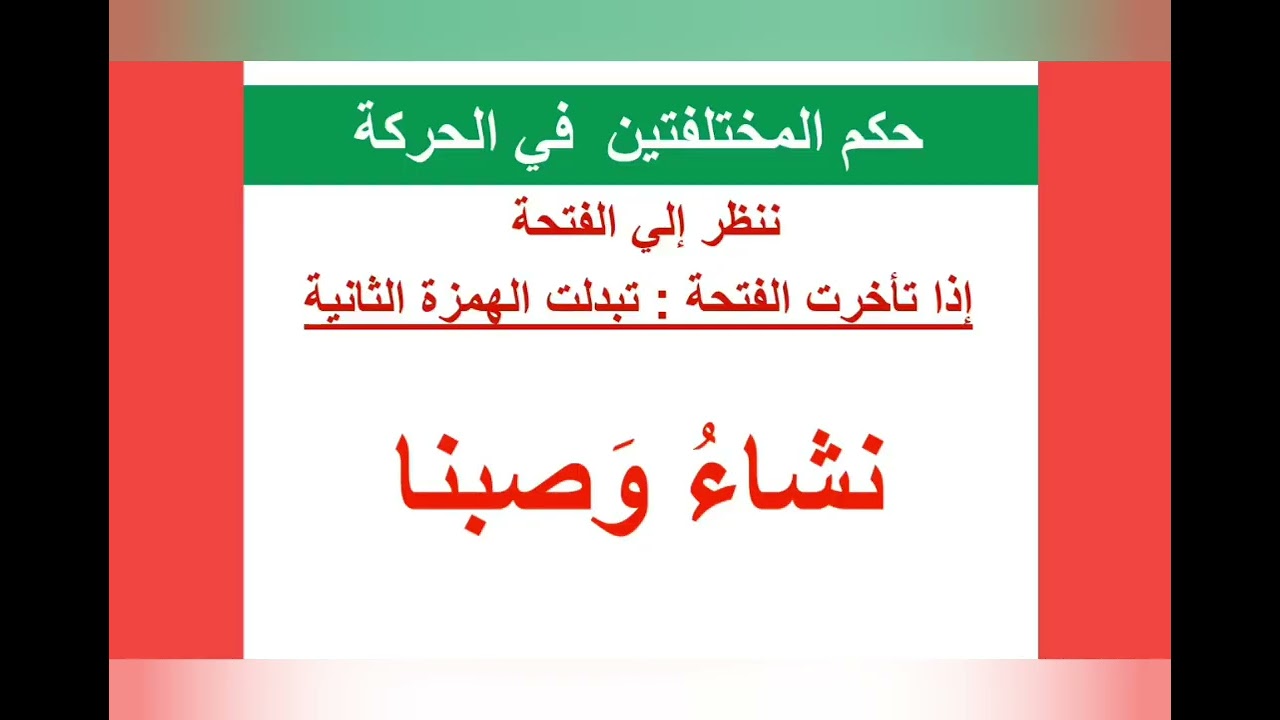 حكم الهمزتين المختلفتين في الحركة في رواية قالون عن نافع 