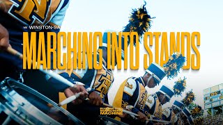 NC A&T - Marching Into Stands vs WSSU 2024