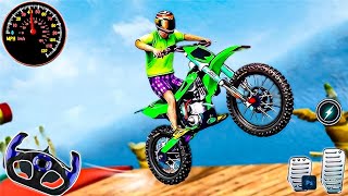Motorcyle Ultra Mega Ramp Stunts Challenge - Extreme Bike Stunts Game 3D | Android Gameplay screenshot 4