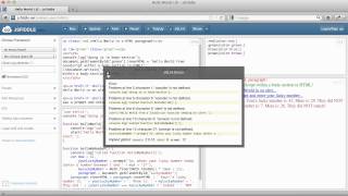 Kursen javascript #6 Hello World i jsfiddle