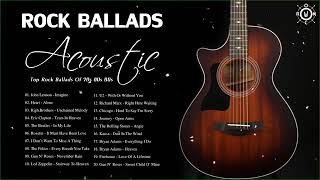 Acoustic Rock Ballads Collection   Top 20 Rock Ballads Songs Of 70s 80s 90s