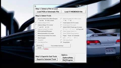 DesignSpark Board and Schematic Export 2013