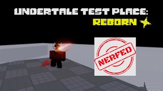 Roblox: UTPR | More Patch Notes (A.K.A Undyne nerfs)