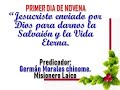 01 Dia novena Navidad 2020.  JESUCRISTO VINO PARA REGALARNOS LA SALVACIÓN Y LA VIDA ETERNA.