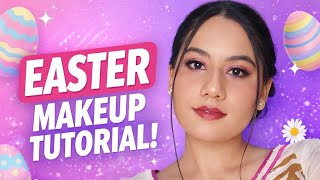 EASTER SOFT GLAM MAKEUP 🌸✨ Easy Glowy Spring Look!