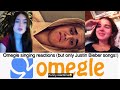 Omegle singing reactions (but only Justin Bieber songs!)