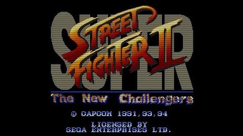 Super Street Fighter 2 The New Challengers: Intro and Gameplay Demo
