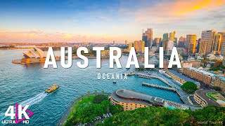 Flying Over Australia (4K Uhd) - Beautiful Nature Scenery With Relaxing Music | 4K Video Ultra Hd