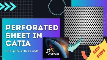 Perforated Sheet in Catia | CATIA V5 Practice for beginners 2 | Part Design | Engineer