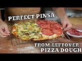 How To Make Pinsa From LEFTOVER Pizza Dough at Home