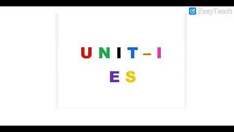 Syllabus of UNIT 1 of EMBEDDED SYSTEM