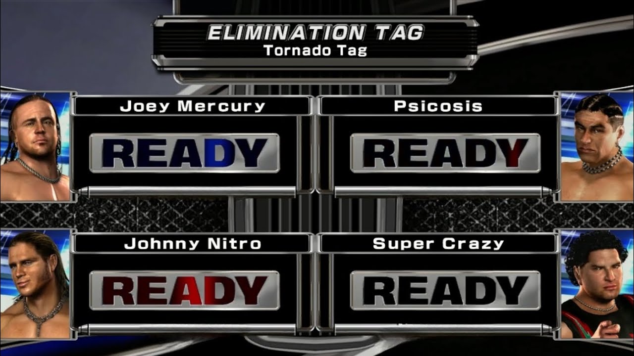 Joey Mercury | Johnny Nitro VS Psicosis | Super Crazy | WWE Smackdown VS RAW 2007