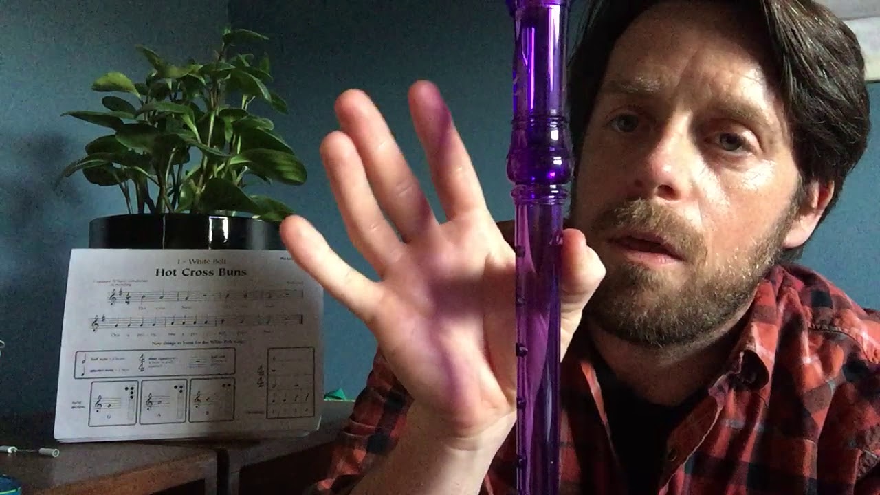 Hot Cross Buns Recorder basics review YouTube