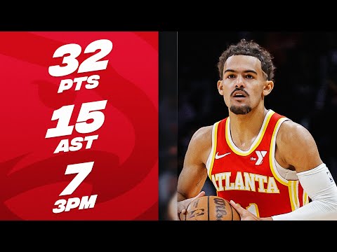 Trae Young Drops 32-PT Double-Double In Hawks W! 🔥| February 2, 2024