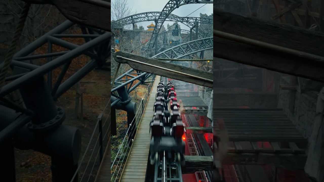 Taron First Launch - Phantasialand | Epic LSM Launch Coaster