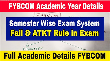 FYBCOM Exam System & ATKT Exam Rules || FYBCOM Academic Details || Atul Sir || Mumbai university
