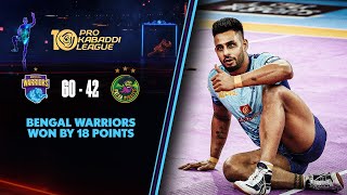 Mighty Maninder's Bengal Warriors Dominate Patna Pirates | PKL 10 Match #20