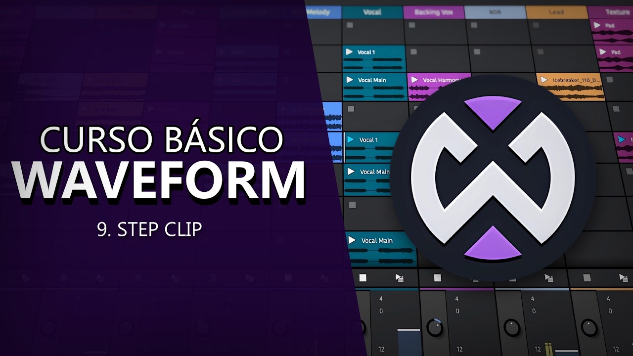 Waveforms Tutorial 🟣Waveform Básico - 9#: Step Clip - Ritmo básico [CURSO BÁSICO ...