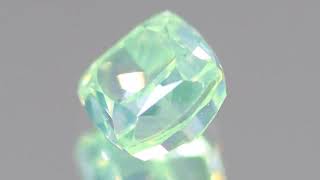 天然ダイヤモンド 0.255ct 【 FANCY INTENSE YELLOW GREEN VS1 】 中宝ソ付