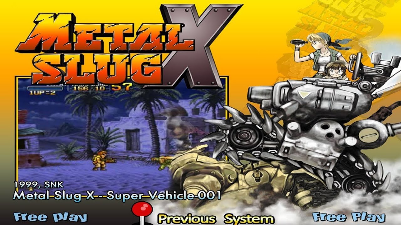 Metal Slug X Super Vehicle001 (Arcade) YouTube
