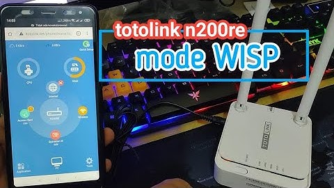 Cara Setting Totolink N200RE ke mode WISP