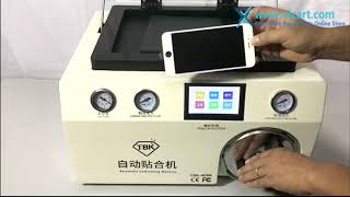 LCD Vacuum Laminating Machine with Transparent Cover and Autoclave Bubble Remover #TBK 408A