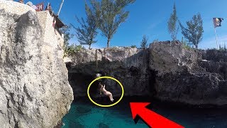 Cliff Jumping GONE WRONG! (Cliff Jump Fails - Cringe Warning)