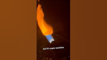 Learning to use dichroic glass! #glassblowing #dichroic #learning