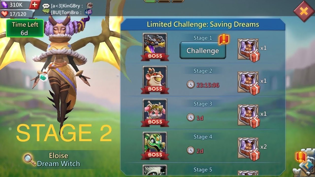 Lords Mobile Dream Witch Stage 2