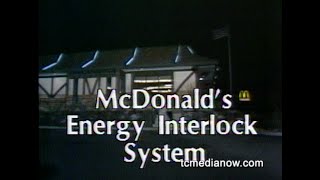 Mcdonalds Energy Interlock System 1979
