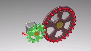 Cycloidal Pin Gear Mechanism⚙️