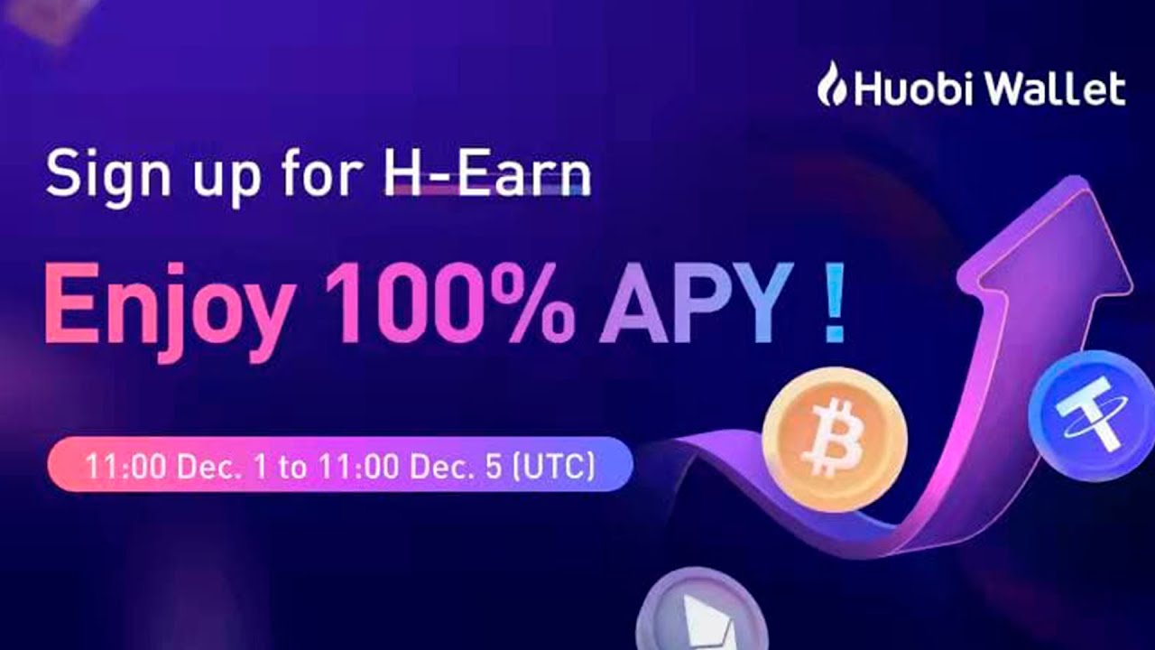 Huobi Wallet Launches H-Earn! Invite your friends to win extra prizes worth up to 2,000 USDT!