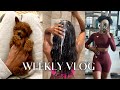 FINALLY WASHING OUT SILK PRESS, HAVING HEAT DAMAGE? BEING A DOG MOM, OPENING UP TO YALL| WEEKLY VLOG