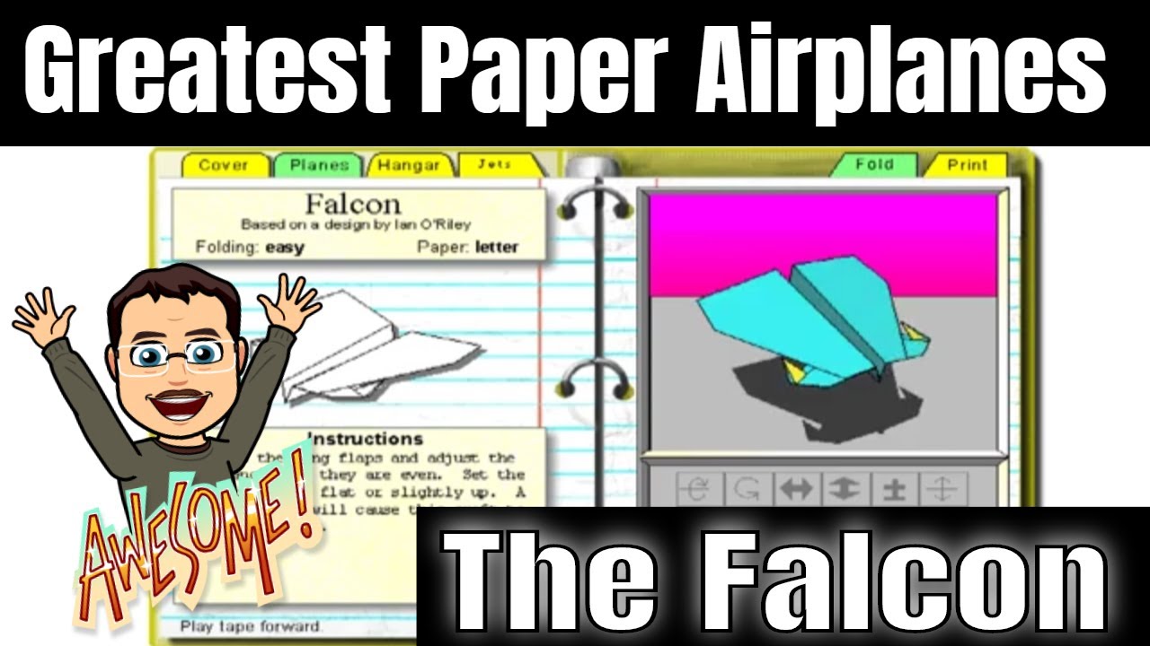 Fly a Fabulous Falcon in Minutes! A Greatest Paper Airplanes Endeavor ...