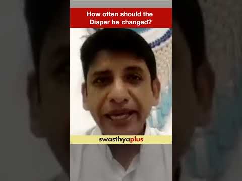How often should the Diaper be changed? | Newborn Baby Care | Dr Ankur Roy | #Shorts