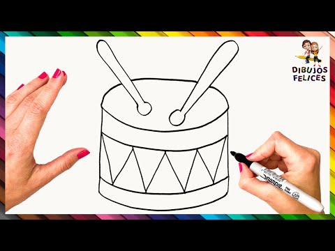 Vídeo: Com Dibuixar Un Tambor