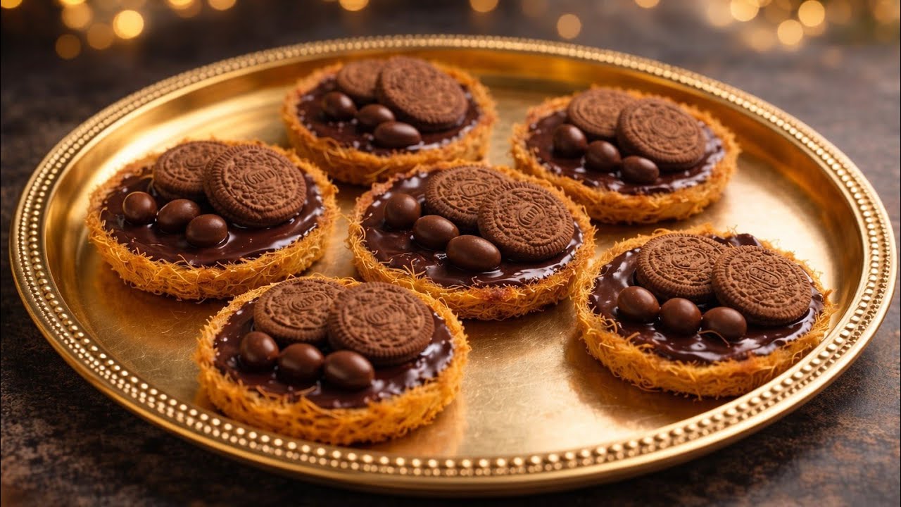 كنافة بالنوتيلا | ميني كنافة مقرمشة بطعم خطير في 10 دقايق 😍🔥