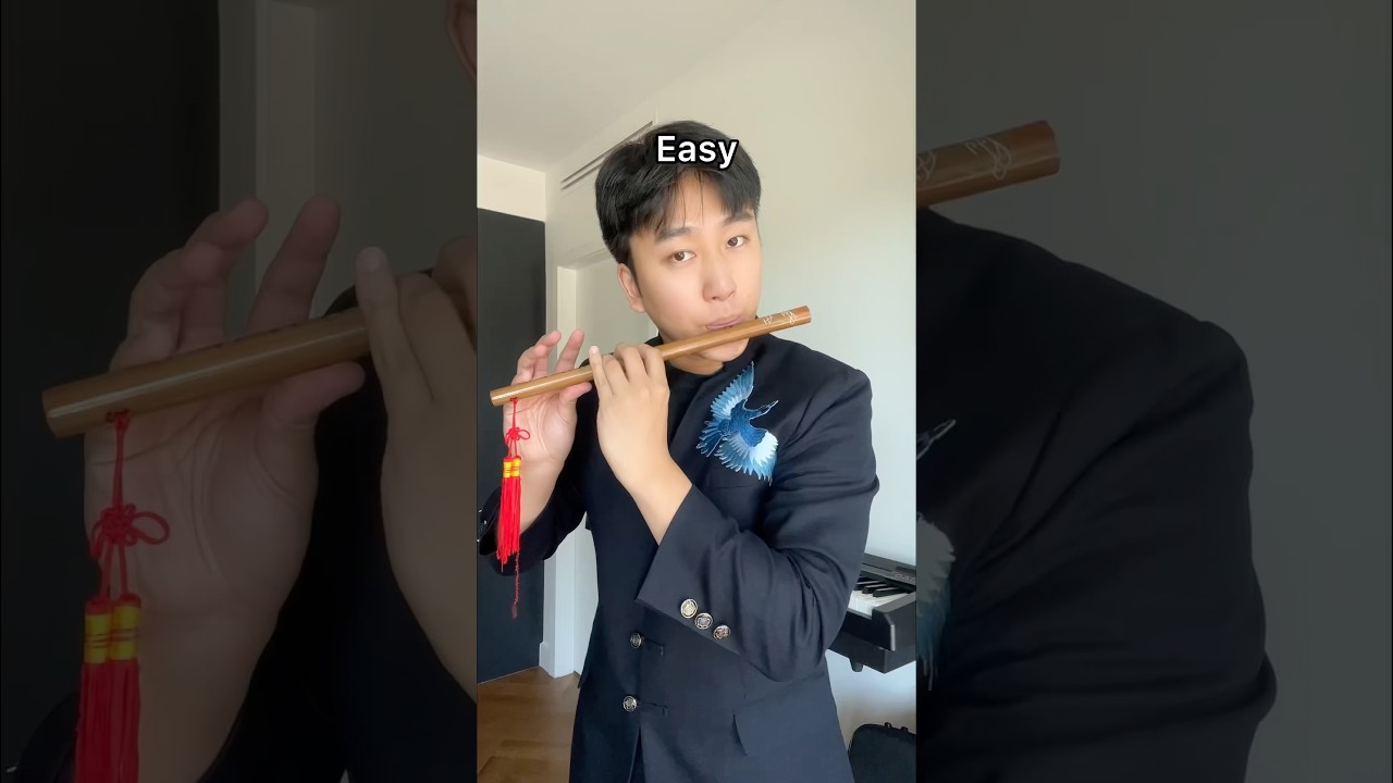 Super easy VS super hard instruments #aylex #instrument #music #recorder #flute #clarinet #asian