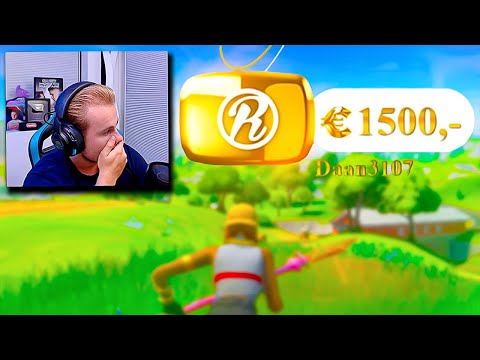 €1500 DONATIE TIJDENS POTJE FORTNITE! ? - Fortnite Arena (Nederlands)