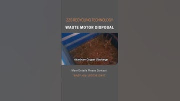 ZZS Waste Motor Disposal ｜Scrap Copper Recycling ｜Motor Crushing Machine