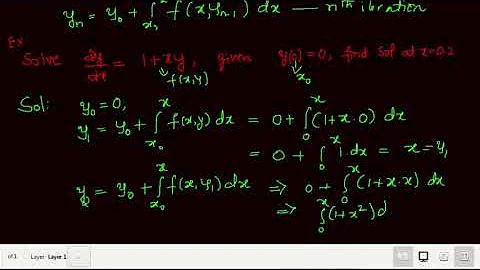 Maxima Programming: Picard's Method