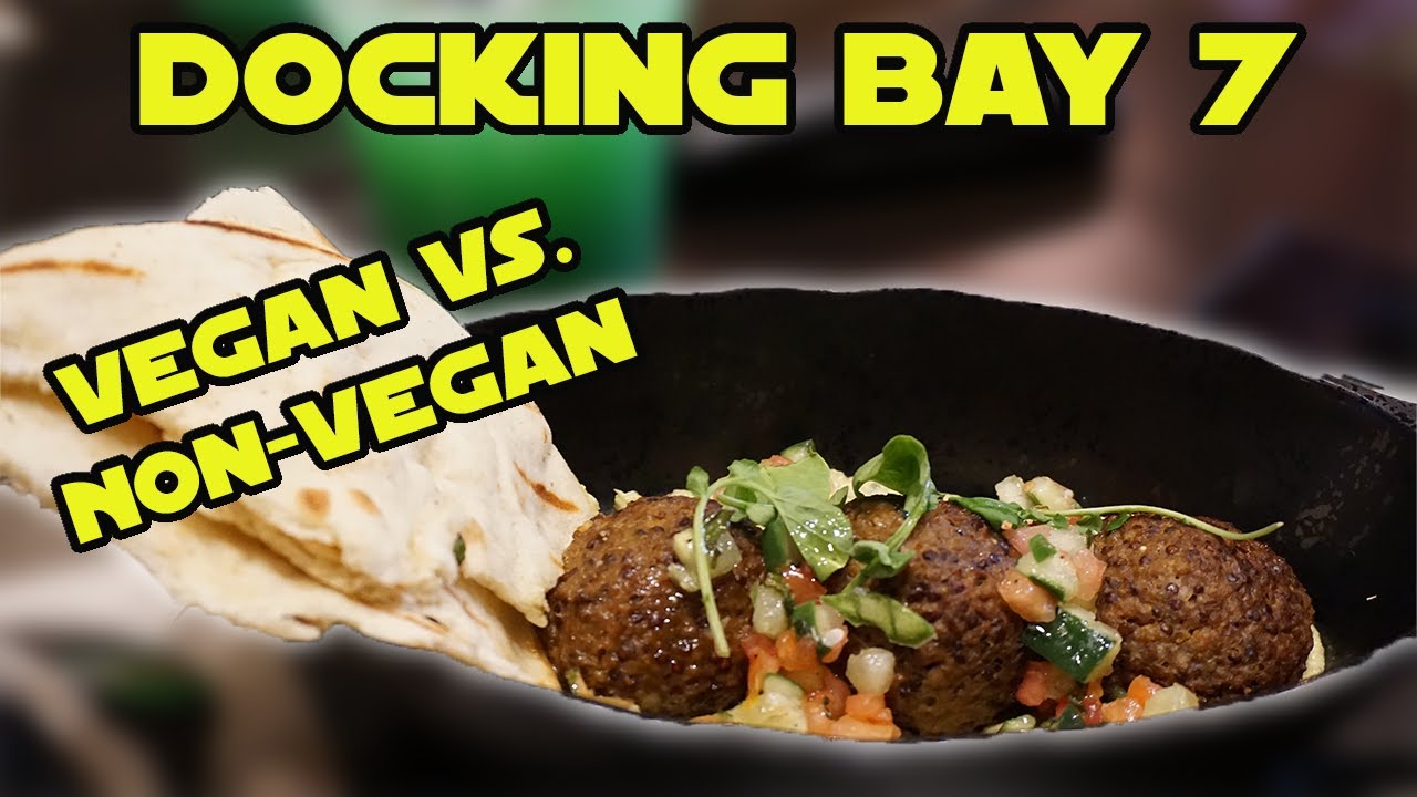 Vegan & non-vegan Docking Bay 7 Lunch at Disney's Hollywood Studios Galaxy's Edge