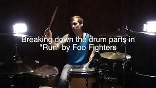 Run by Foo Fighters - Drum Lesson